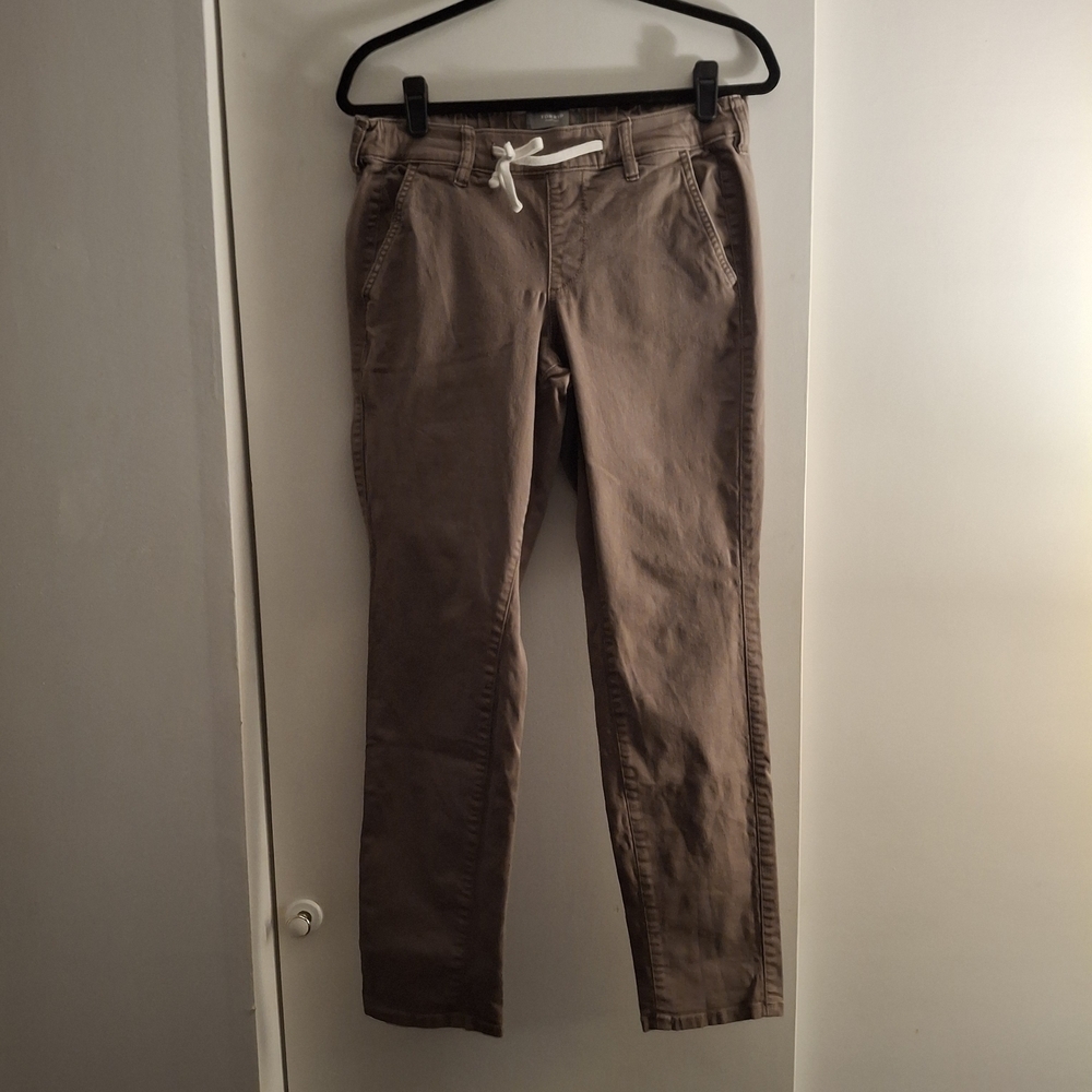 Torrid Women's Tan Chinos with White Drawstring